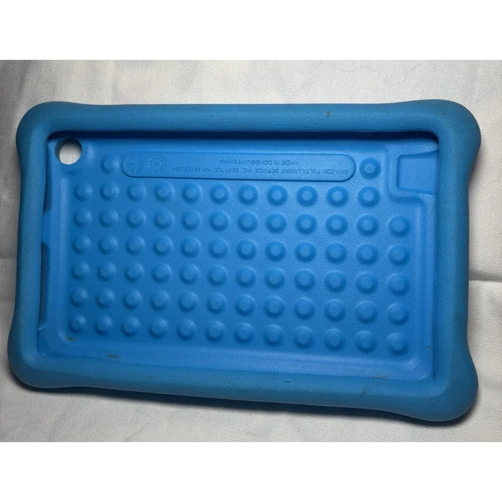 Amazon FreeTime Protective Shell/Skin Case Cover Silicone Gel Rubber Blue